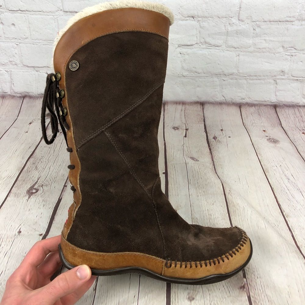 The North Face Janey Brown Suede Calf Boots Women's US 6 - Picture 4 of 10